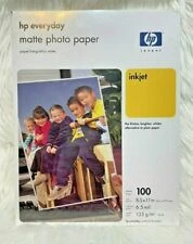 Bargainwizz HP Matte Photo Paper, 8.5" X 11", 100/Pack Office Supplies