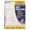 Bargainwizz C-Line Pink Ribbon Standard Weight Poly Sheet Protectors
