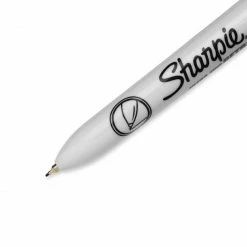 Bargainwizz Sharpie Retractable Permanent Marker Fine Point - Black