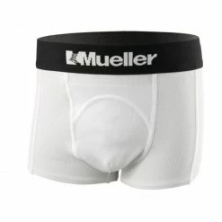 Bargainwizz Mueller Support Brief, White, Peewee Regular Sports & Outdoors