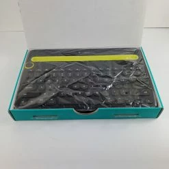 Bargainwizz Logitech Bluetooth Multi-device Keyboard For Pc Mac Android Iphone