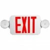 Bargainwizz Lighting Morris Products 73040 Combo Led Exit Emergency Light, Standard Type, Red Led