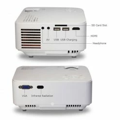 Bargainwizz Mini Multimedia Home Theater Video Projector