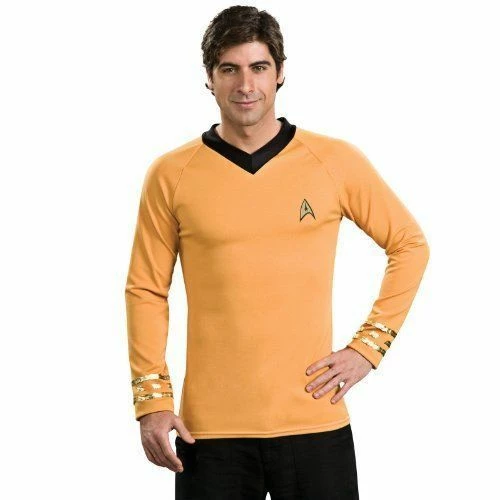 Bargainwizz Costumes Star Trek Classic Gold Costume 1 Bargainwizz Costumes Star Trek Classic Gold Costume