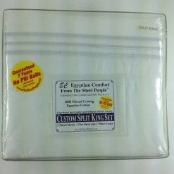 Bargainwizz Egyptian Cotton Custom Split King Sheets