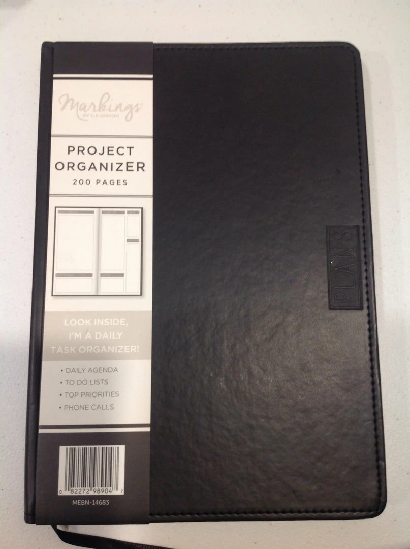 Bargainwizz Markings C.R. Gibson Project Task Journal Organizer 200 Pages 11.5" X 8 1/4" 1 Bargainwizz Markings C.R. Gibson Project Task Journal Organizer 200 Pages 11.5" X 8 1/4"