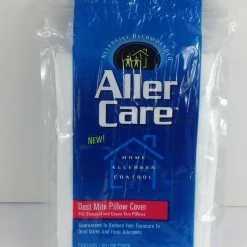 Bargainwizz Aller Care Dust Mite Pillow Cover White Standard & Queen X 2 Allergen Control Home Decor